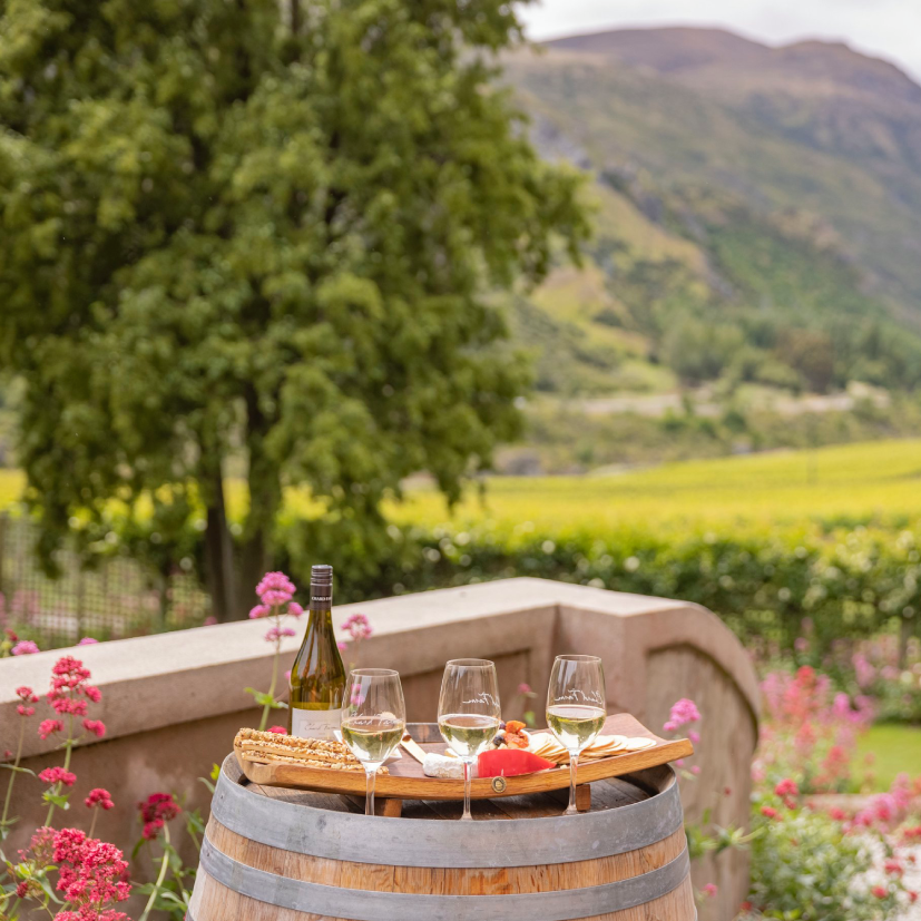 A private outdoor dining and wine tasting experience in Queenstown, New Zealand.
