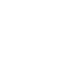 Thumbs up icon in white outline on a black background.